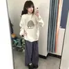 Sudadera con capucha súper popular para mujer, engrosada y forrada de forro polar, nuevo estilo coreano otoño/invierno 2026, chaqueta holgada y casual