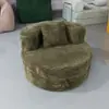 Sofá Pequeño Redondo con Forma de Nube Transfronterizo, Sofá Individual Compactado al Vacío para Tatami, Sofá Perezoso para Sala de Estar, Adecuado para Dormir y Descansar