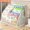 Prateleira de livros ilustrados infantis na estante, caixa de armazenamento, organizador de livros para bay window Oxford Tree, suporte para livros e jornais de bebê