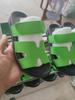 Sandalias y pantuflas de suela gruesa de verano 2023, de comercio exterior, de talla grande, con velcro de una palabra, a juego con el color, informales, para mujer, combinables con todo.