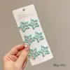 Pinzas para el pelo de cuero con forma de estrella y nube para niñas, Pinzas Bb dulces y geniales para flequillo y cabello lateral, Accesorios para el pelo para niñas