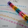 Japón y Corea del Sur Sello de Dibujos Animados Lindo para Niños Juguete Divertido Sección Seis del Diario Sello Rodante Plástico Tampón de Tinta de Color
