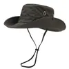 Sombrero de Pesca para Hombre de Ala Ancha, Sombrero Unisex para Viajes y Senderismo, Sombrero de Protección Solar, Se Puede Imprimir con Logo