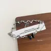 Colar Borboleta Estilo Diablo Corrente Padrão Onda Feminina Ponto Cruz Corrente Clavícula Nicho Simples Luxo Leve Joia Colar de Alta Qualidade