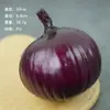 Juguete de Berenjena Grande Modelo de Fruta Vegetal Falsa Biónica Arreglo de Escena Adorno de Cocina Accesorio de Fotografía Vegetal de Imitación