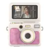 Chaveiro de câmera de polegar retrô mini transfronteiriço, capaz de tirar fotos e vídeos, com tela flip e uma mini bateria removível