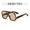 Gafas de sol de sapo con montura grande para mujer, moda Ins, retro, personalizadas, de venta caliente transfronteriza, gafas de sol de moda para proteger los ojos