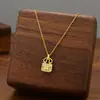 Colar de Aço Titânio Moda Transfronteiriça para Mulheres, Não Desbota, Luxo Leve, Versátil, High-End, Joia de Corrente de Clavícula Luxuosa, Pronto para Venda
