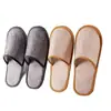 Pantuflas Desechables Antideslizantes para Hoteles de Estrellas, Pantuflas de Algodón y Lino para Hoteles, Salones de Belleza y Casas de Huéspedes, Pantuflas Desechables Engrosadas al por Mayor