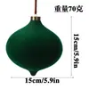 Bolas de Navidad Aterciopeladas de Tamaño Grande, Multicolor, de Forma Única, Adornos Navideños Pintados para Árbol, Bolas Decorativas para Ambiente Festivo, Personalizables