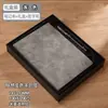 Cuaderno con Logo Personalizado Piel de Oveja Bloc de Notas de Negocios Set de Caja de Regalo Libro de Registro de Reuniones de Negocios con Buena Apariencia