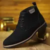 Botas Martin para Hombre al por Mayor Nuevos Modelos Populares Aliexpress Comercio Transfronterizo Europeo y Americano Suministro Botas de Moda de Gamuza Talla Grande para Hombre