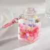 Garrafa de areia movediça de celebridade da internet criativa com contas coloridas em um pingente de garrafa de óleo acrílico chaveiro pingente bolsa pequenos acessórios atacado