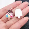 Accesorios para Joyería DIY 20 Colgantes de Resina Blanca en Forma de Corazón y Estrella de Cinco Puntas Materiales para Pulsera, Collar, Aretes, Llavero