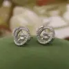 Brincos de Pérola de Água Doce Espiral Estilo Francês Transfronteiriços Prata S925 Vintage Elegante Zircônia de Alta Qualidade