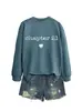 Capítulo 21 Amazon Ebay Sitio Independiente Sudadera Elegante de Moda para Mujer Cuello Redondo Manga Larga Camiseta Interior Exportación