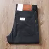 Pantalones finos de Tencel para hombre de verano color gris oscuro transpirables suaves de algodón elásticos cómodos de cinco bolsillos rectos de negocios casuales