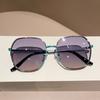 Qianai 2026 Modelo Nuevo Gafas de Sol Polarizadas con Pintura Metálica para Mujer, Gafas de Sol de Moda Tendencia para Hombre, Gafas Versátiles de Protección Solar