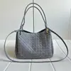 Bolso de Cubo Tejido de Piel de Vaca Escarchada de Primera Capa Transfronterizo, Bolso Portátil de Paracaídas para Otoño e Invierno, Bolso Cruzado Versátil para Mujer