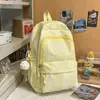 Mochila Pequeña Dulce y Linda para Niña de Nuevo Estilo Primaveral de Alto Valor Estético para Salidas de Primavera, Bolso Escolar Estilo Universitario a Cuadros para Estudiante
