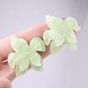 Pendientes Acrílicos de Pétalos con Costuras de Color Simple Estilo Hada, Pendientes de Flores Distintivos, Accesorios para Mujer