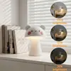 Luz de Noche Capibara Recargable por USB Oso de Dibujos Animados y Cerdo Lámpara de Mesa para Habitación Infantil Mesita de Noche Compañero de Sueño Luz Nocturna