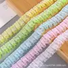 Em Estoque Renda Dupla Camada 2,5cm Roupas Saia Decoração Artesanal DIY Acessórios Decorativos para Borda de Cesta de Armazenamento