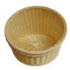 Cesta de Pan Cesta de Dim Sum Cesta de Frutas Cesta de Imitación de Ratán Cesta de Exhibición para Supermercado Redonda Boca Inclinada Plato de Ratán Plástico Colección