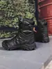 Botas de Combate de Gran Tamaño Transfronterizas para Hombre de Caña Alta Botas de Senderismo para Exteriores Botas de Entrenamiento para Senderismo Amazon Botas del Desierto para Fuerzas Especiales Hombre