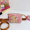 Bolsa de Ombro de Desenho Animado Anime para Meninos e Meninas, Bolsa Transversal Infantil Mini Elegante de Capivara, Nova Carteira Infantil