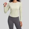 Traje de Camiseta de Manga Larga para Correr para Mujer Juyitang Aspecto Adelgazante Top de Yoga Nuevo Traje Deportivo de Fitness