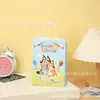 Bolsa de Papel Kraft con Dibujo Lindo de Cachorro Pikachu Sonriente para Fiesta, Regalo, Bolsa de Regalo, Recuerdo de Fiesta, Bolsa Tote