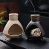 Bandeja de Quemado de Madera Sagrada y Hierbas Peruanas Arte Quemador de Incienso Bandeja Soporte para Sala de Estar Mesa de Té Quemador de Incienso