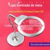 Série 4B-5-6-7 130mm Luz Led Tubo Metálico Flexível Lupa de Mesa com Brilho Ajustável