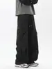 Pantalones Cargo Juveniles de Estilo Americano para Hombre 2026 Otoño Holgados con Pliegues de Moda Pantalones Paracaidistas Rectos Casuales