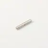 Haste Cilíndrica Simples de Aço Inoxidável Transfronteiriça com um Furo para Acessórios de Brinco DIY, Pingente de Barra de Furo Único, Venda por Atacado do Fabricante