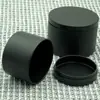 Jarra de Vela Exclusiva Transfronteriza de 8 oz Negra Mate, Lata de Bálsamo de Aromaterapia de 8 oz, Caja de Hojalata, Lata Pequeña de Té