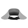 Novedad de Verano Sombrero de Ala Ancha 15cm Sin Costuras Color Sólido Protector Solar Sombrero de Copa Abierta Protección UV Simple Versátil Sombrero de Protección Solar