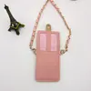 Bolsa Transversal de Ombro para Celular com Porta-Cartões Porta-Moedas Porta-Cartões Pequeno de Alta Qualidade Porta-Cartão de Identidade Bolsa Transversal Pequena de Nicho Fofa