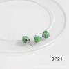 F136 titânio Opala lábio prego três garra bola Opala pino Opal bola G23 liga de titânio acessórios piercing do corpo