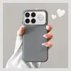 Funda Adecuada para Teléfono Redmi K100Promax Note17 Hielo Corrugado Niebla Succión Magnética Xiaomi 17 Botones Metálicos Alta Transparencia