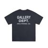 22SS Marca de moda transfronteriza estadounidense GALLERY DEPT Camiseta de manga corta con letras vintage lavadas Camiseta de manga corta de calle principal para hombres y mujeres