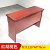 Mesa de conferencias mesa larga tira de entrenamiento roja mesa de 1,2 metros de largo para tres personas combinación de mesa y silla para auditorio escolar sala de reuniones