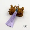 Corona de Cloisonné Borla Oreja Hielo Suave Seda de Hilo Ropa para Oreja Marcapáginas Peine Colgante