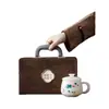 Taza separadora de té pintada a mano con engobe, taza estilo chino para uso doméstico y de oficina, con tapa y filtro, para preparación personal de té