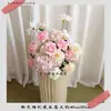 Novo Arranjo Grande de Chão para Casamento Banquete de Noivado Flor Artificial de Seda Acabado Arranjo Floral Decorativo Corredor Arte Floral para Casamento