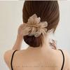 Grampo de Cabelo Flor de Chiffon Elegante Super Fada Feminino de Verão Ponda Clip para Parte de Trás da Cabeça Acessório de Cabeça Simples Clip de Primavera