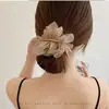 Super Hada Elegante Chifón Flor Pinza para el Cabello para Mujer Verano Parte Trasera de la Cabeza Clip Cola de Caballo Tocado Sentido Avanzado Simple Pinza de Primavera
