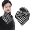 Cachecol de Pescoço à Prova de Vento de Inverno para Mulheres, Adequado para Outono e Inverno, Aquecedor de Pescoço Versátil, Cachecol Triangular Térmico