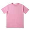 Camiseta de Algodón Puro Pesado Color Sólido Hombro Caído Manga Corta Color Dopamina Cuello Redondo Base Manga Corta Camiseta para Hombre 220g
